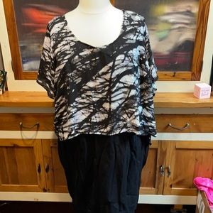 Lane Bryant dress w/ attached shirt sz 28